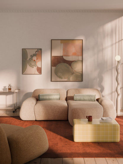 Wolgarth Modular Corner Sofa, Bouclé, 3-Seater