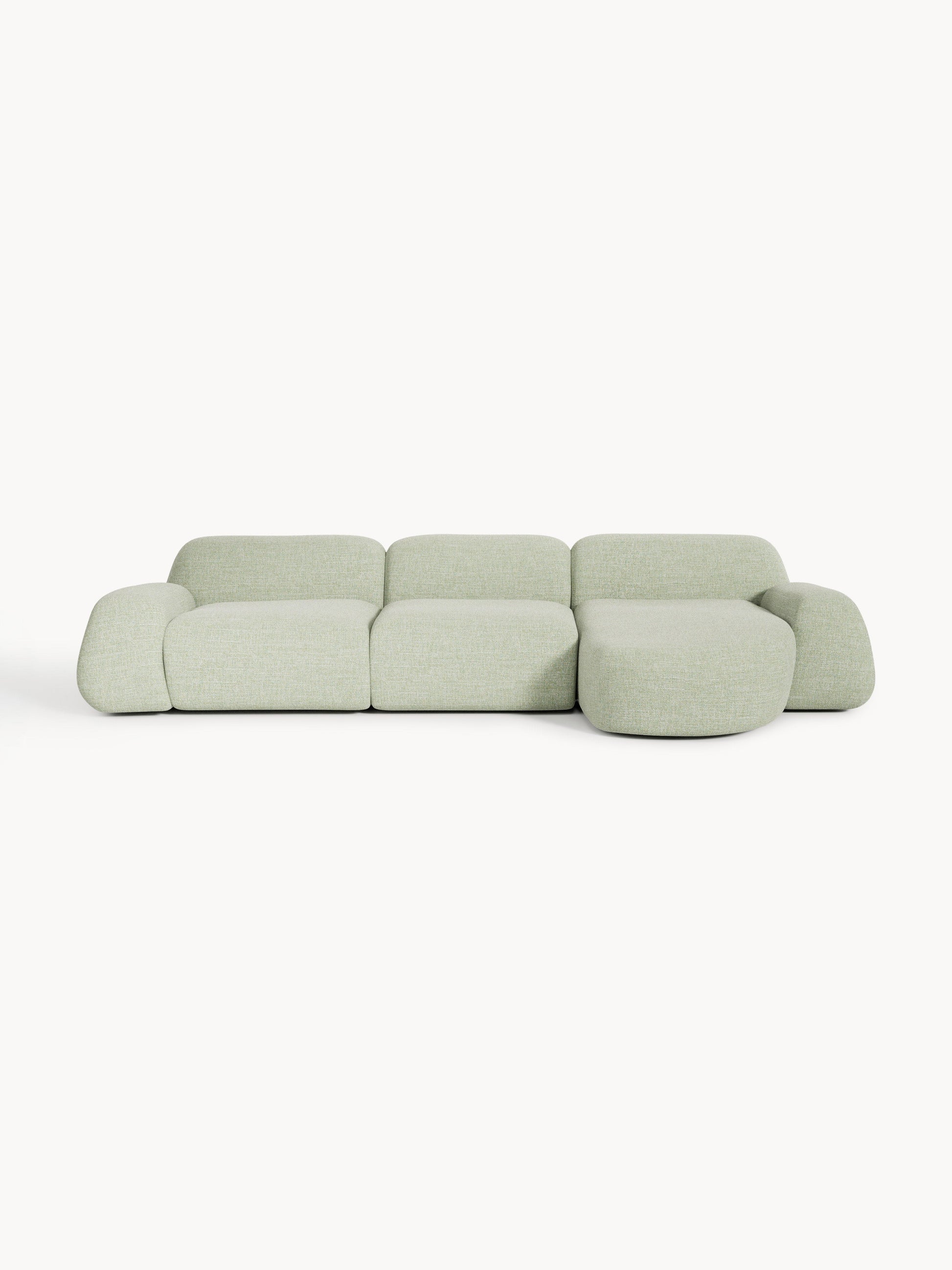 Wolgarth Modular Corner Sofa in Bouclé, 4-Seater