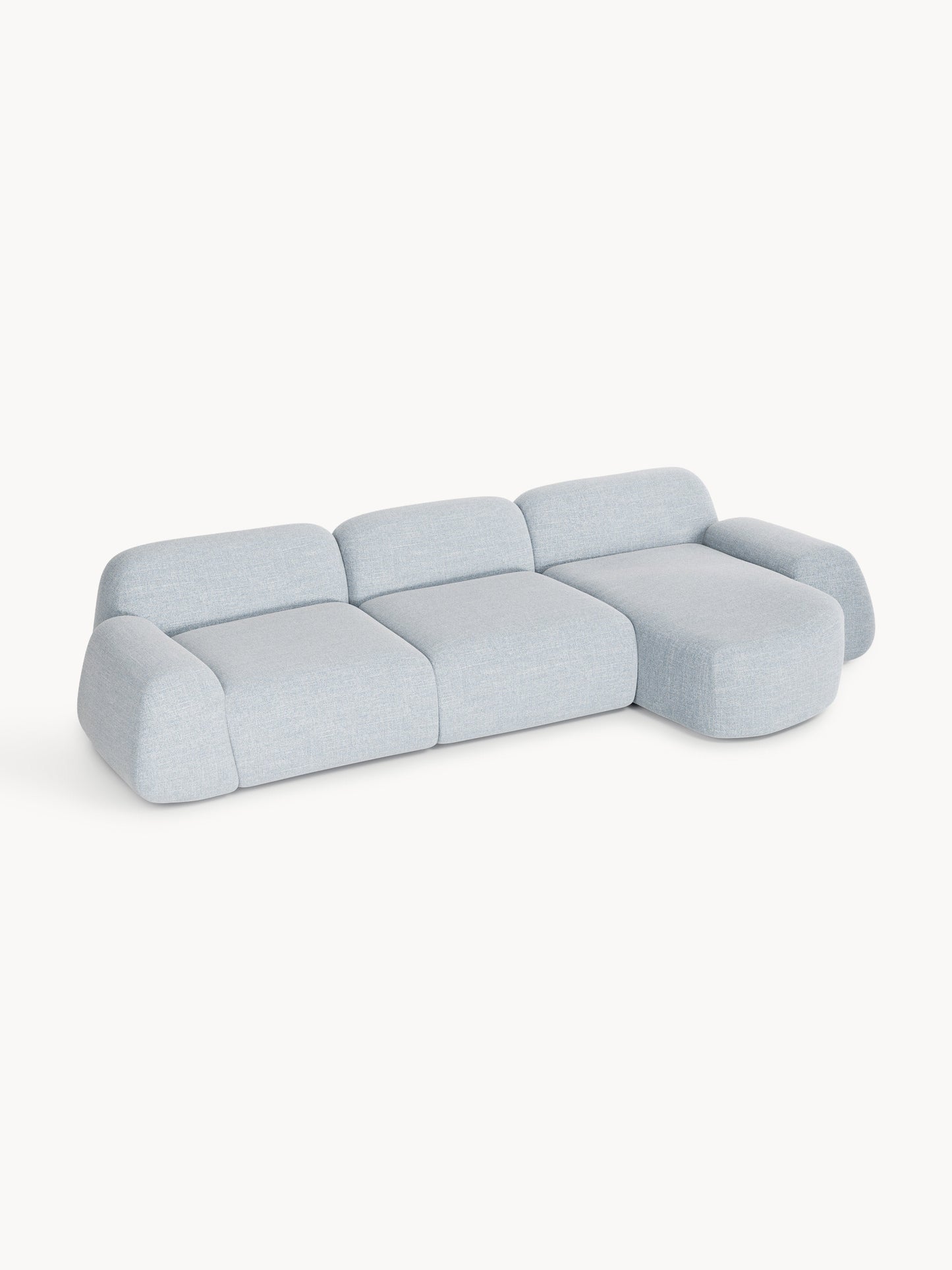 Wolgarth Modular Corner Sofa in Bouclé, 4-Seater