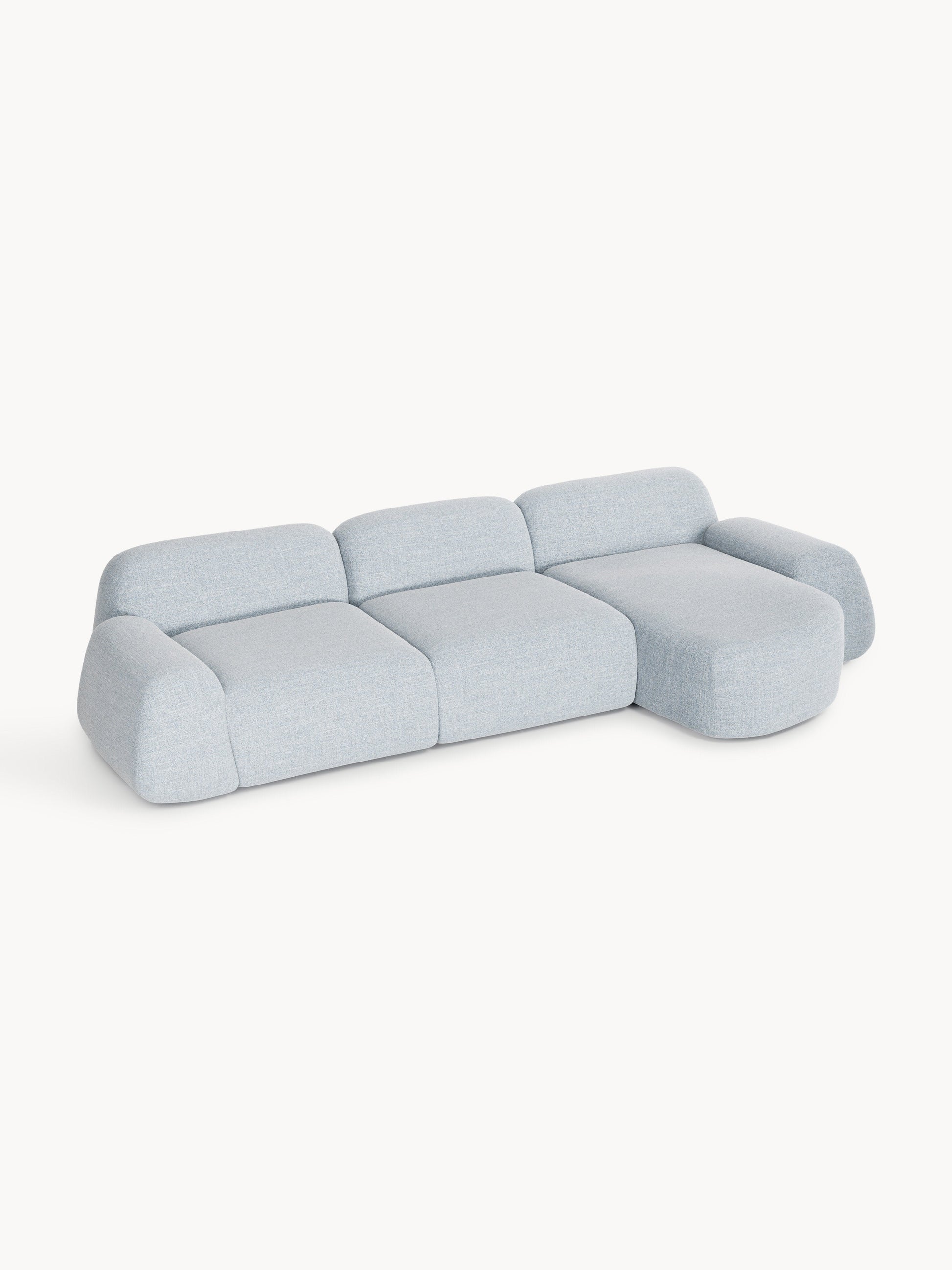 Wolgarth Modular Corner Sofa in Bouclé, 4-Seater