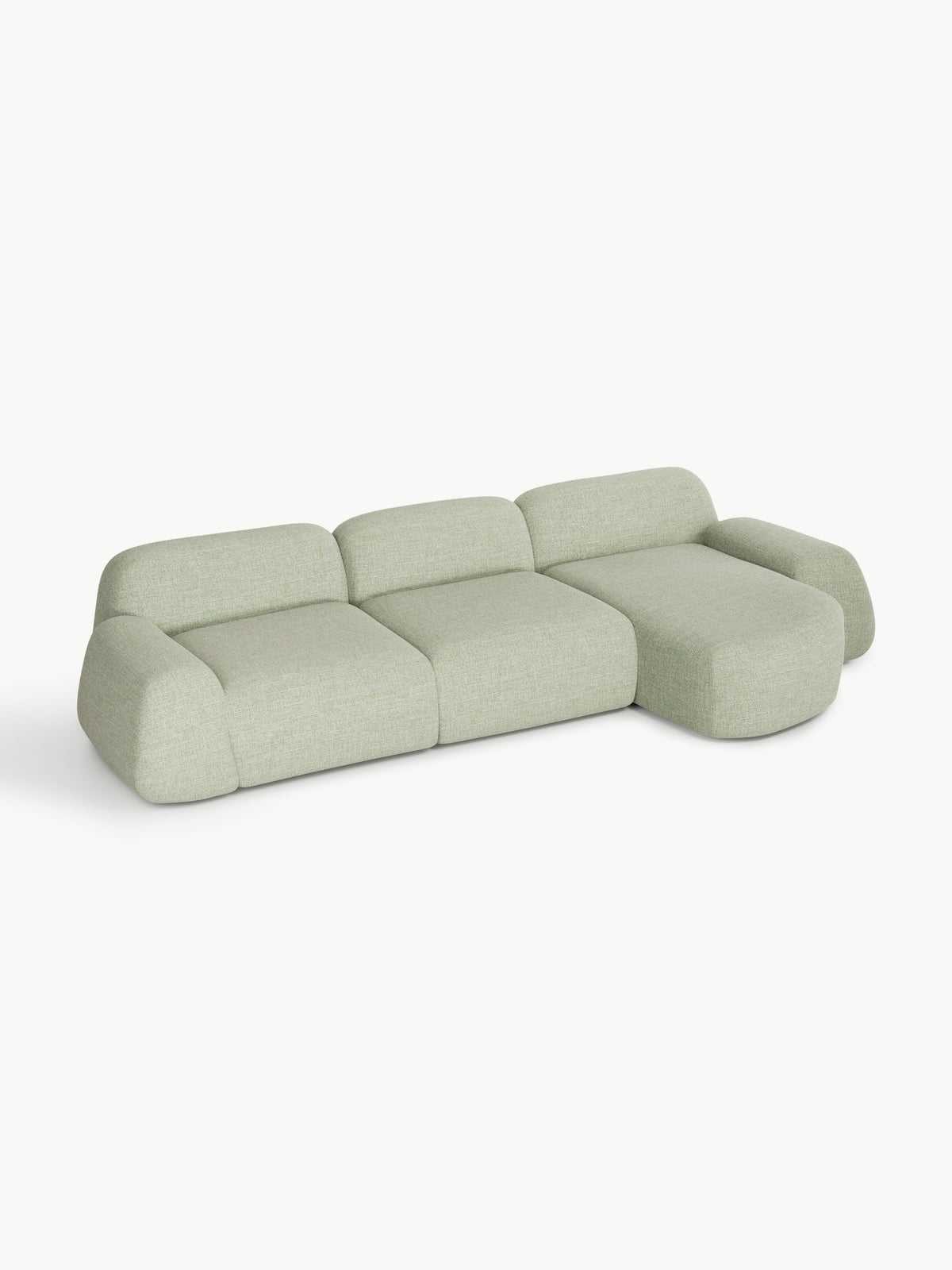 Wolgarth Modular Corner Sofa in Bouclé, 4-Seater