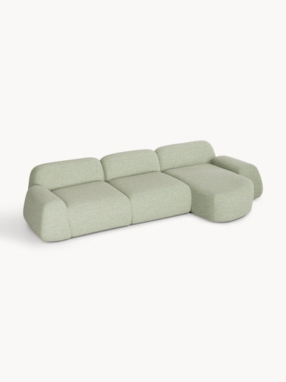 Wolgarth Modular Corner Sofa in Bouclé, 4-Seater