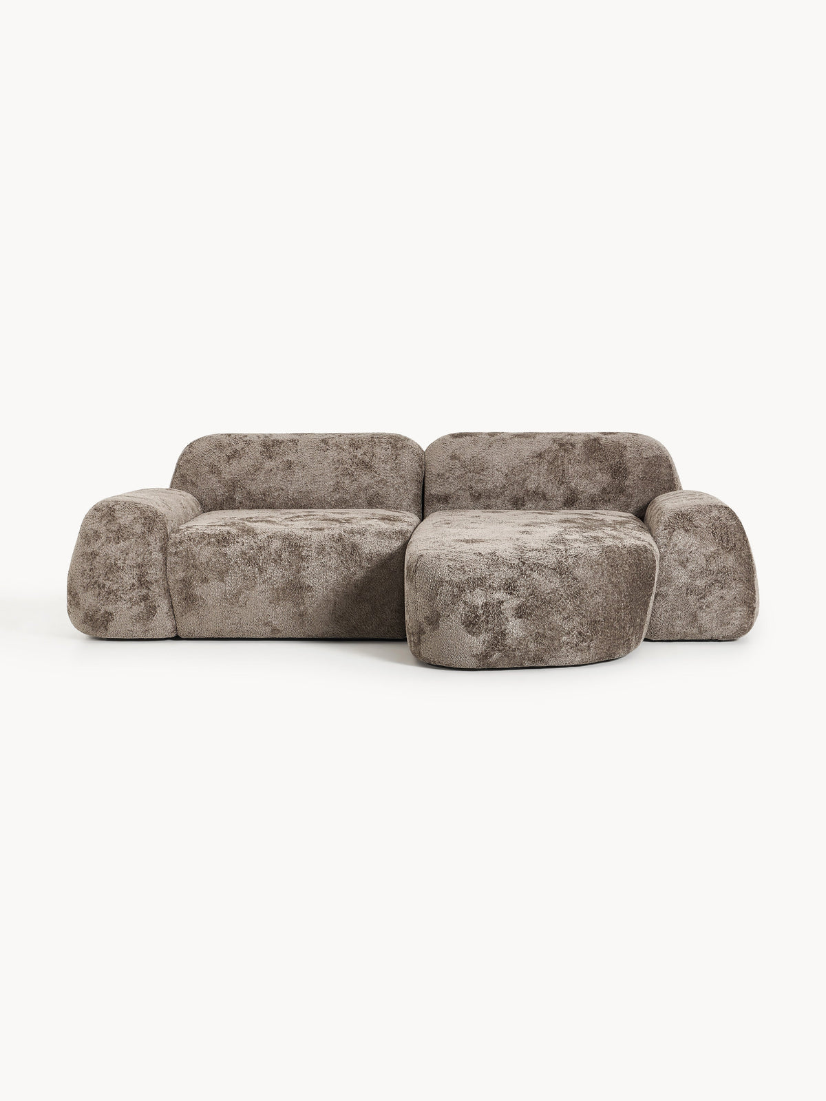 Wolgarth Modular Corner Sofa in Teddy Bouclé, 3-Seater
