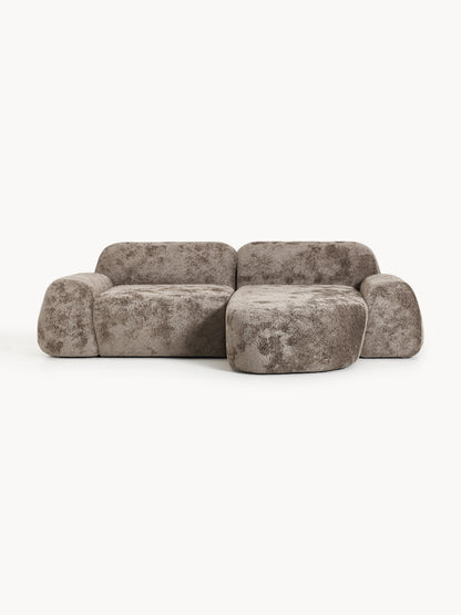 Wolgarth Modular Corner Sofa in Teddy Bouclé, 3-Seater