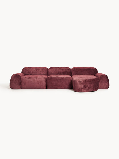 Wolgarth Modular Teddy Bouclé Corner Sofa (4-Seater)