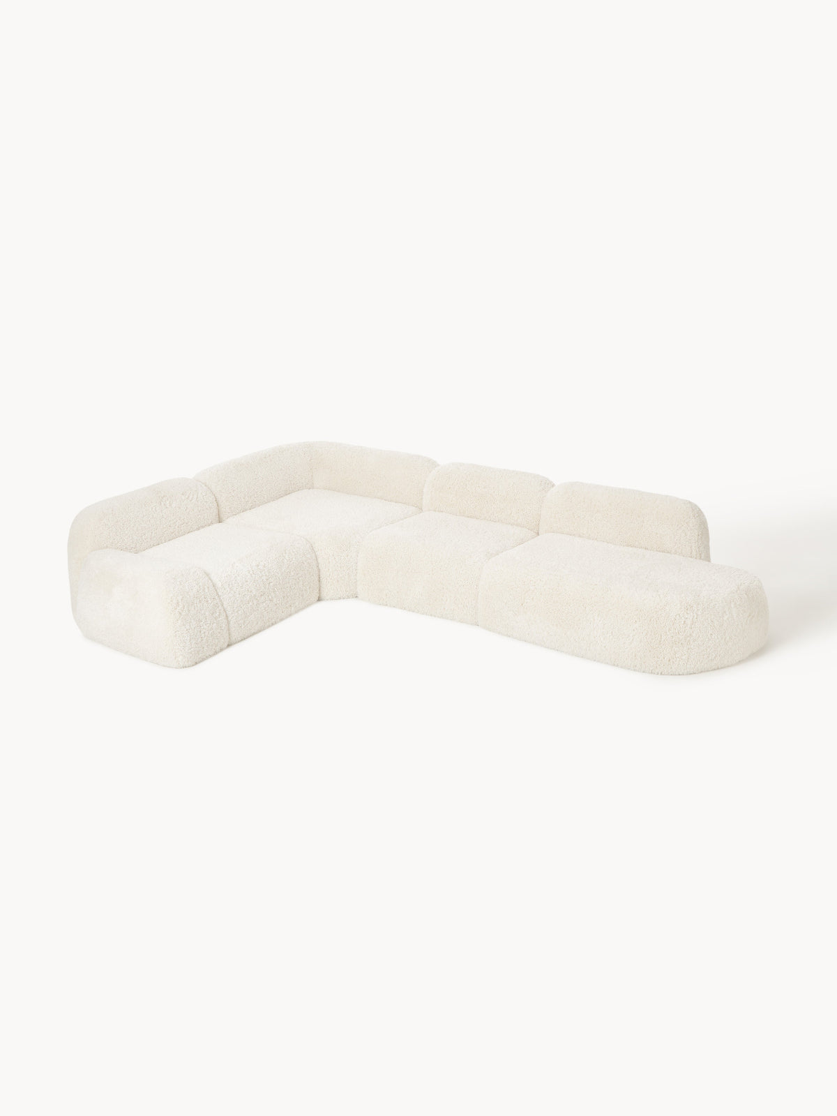 Wolgarth Modular Teddy XL Corner Sofa with Chaise Longue