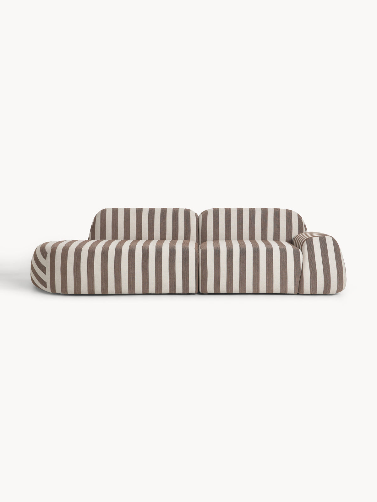 Wolgarth Striped Modular Sofa (3-Seater)