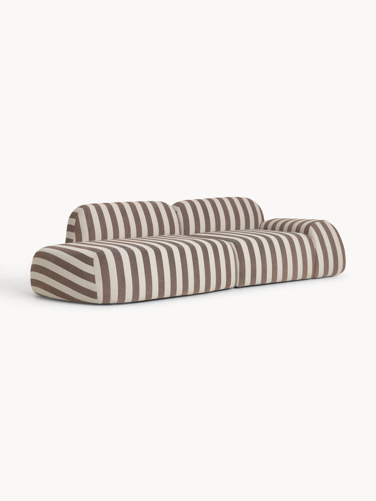 Wolgarth Striped Modular Sofa (3-Seater)
