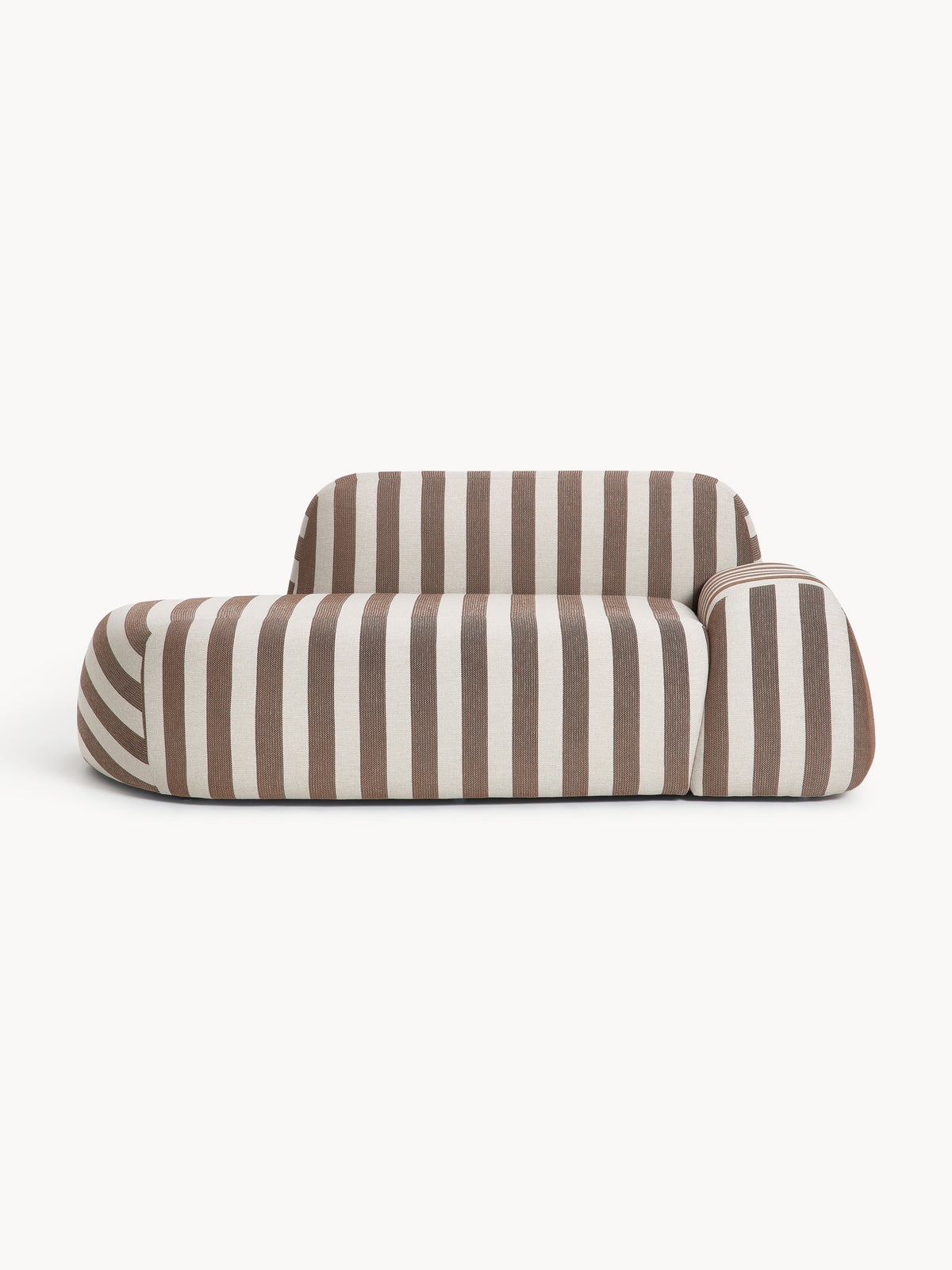 Wolgarth Striped Sofa (2-Seater) with Chaise Longue