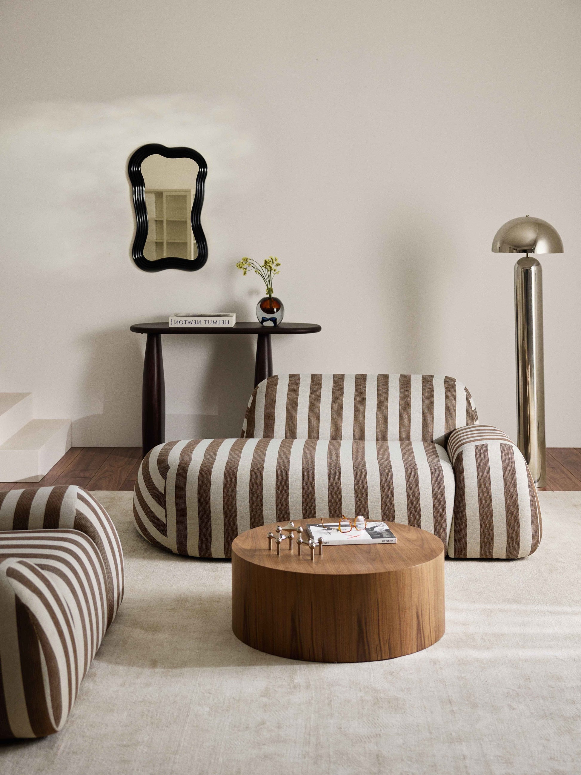 Wolgarth Striped Sofa (2-Seater) with Chaise Longue