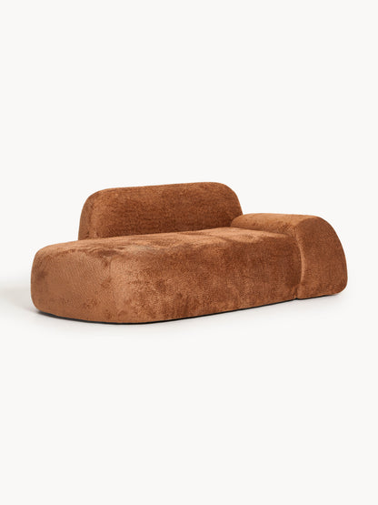 Wolgarth Teddy Bouclé Sofa (2-Seater) with Chaise Longue