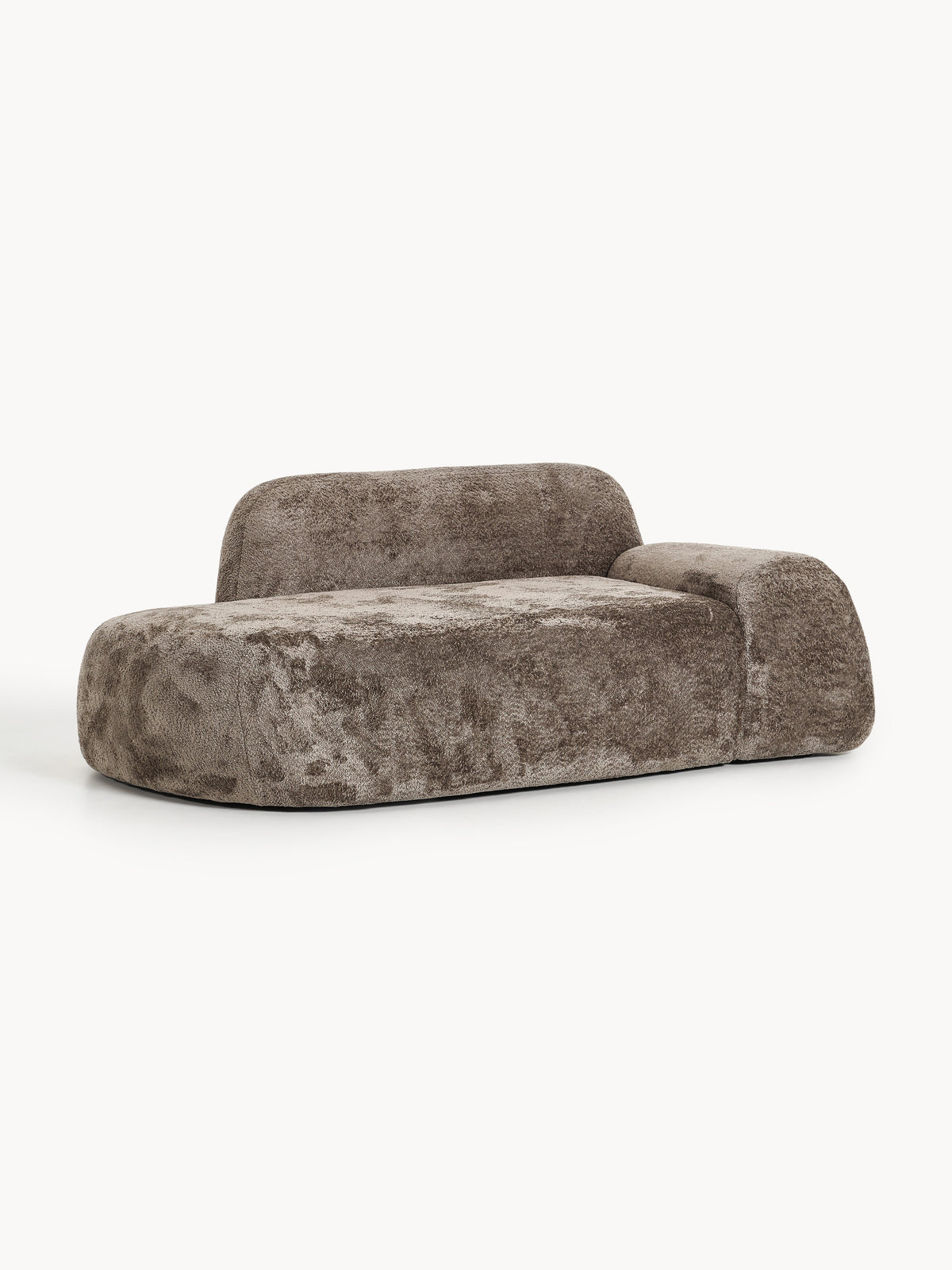 Wolgarth Teddy Bouclé Sofa (2-Seater) with Chaise Longue