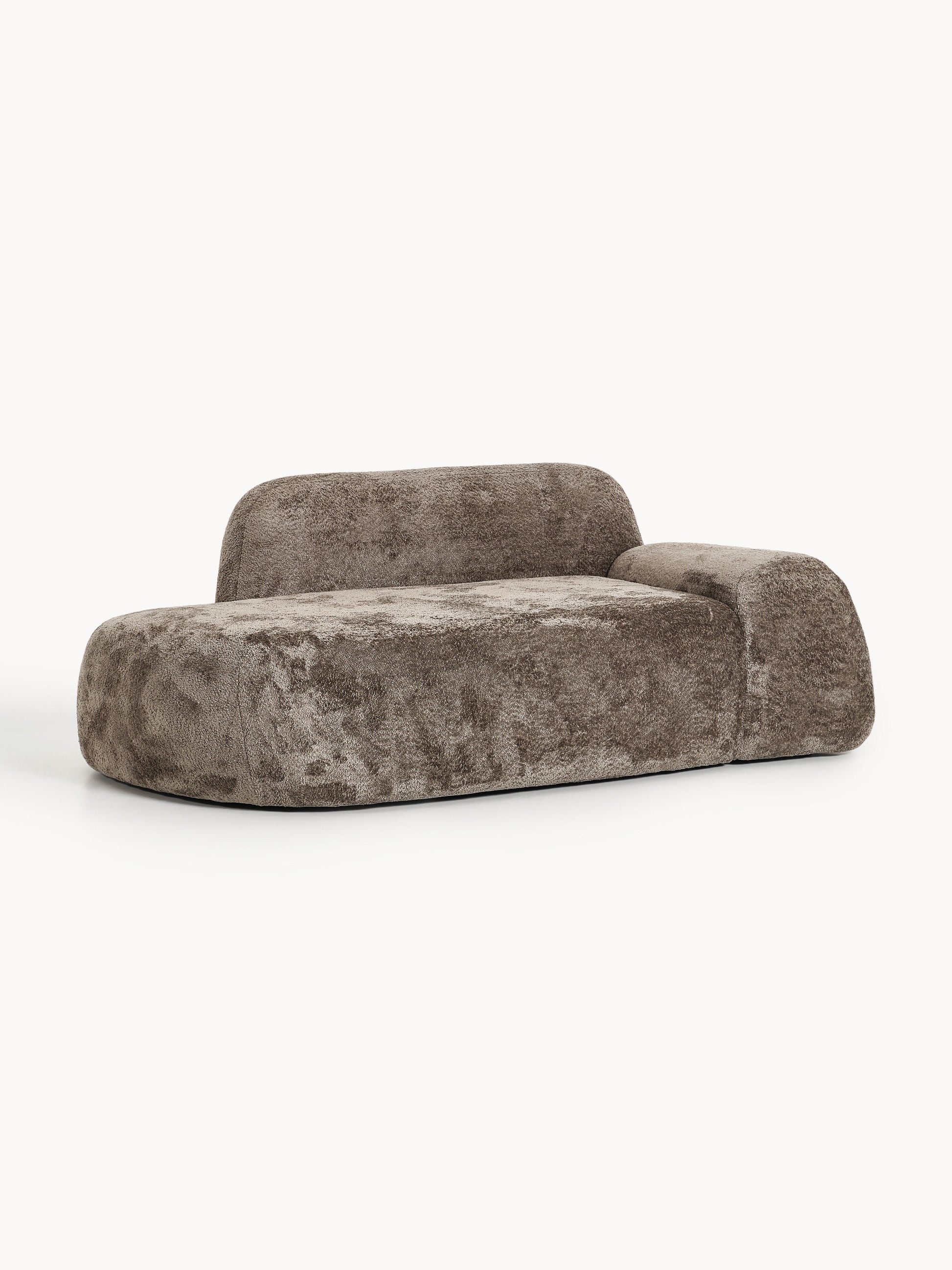 Wolgarth Teddy Bouclé Sofa (2-Seater) with Chaise Longue