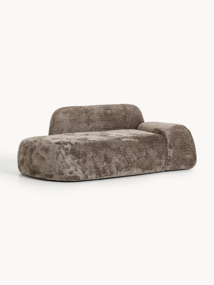 Wolgarth Teddy Bouclé Sofa (2-Seater) with Chaise Longue
