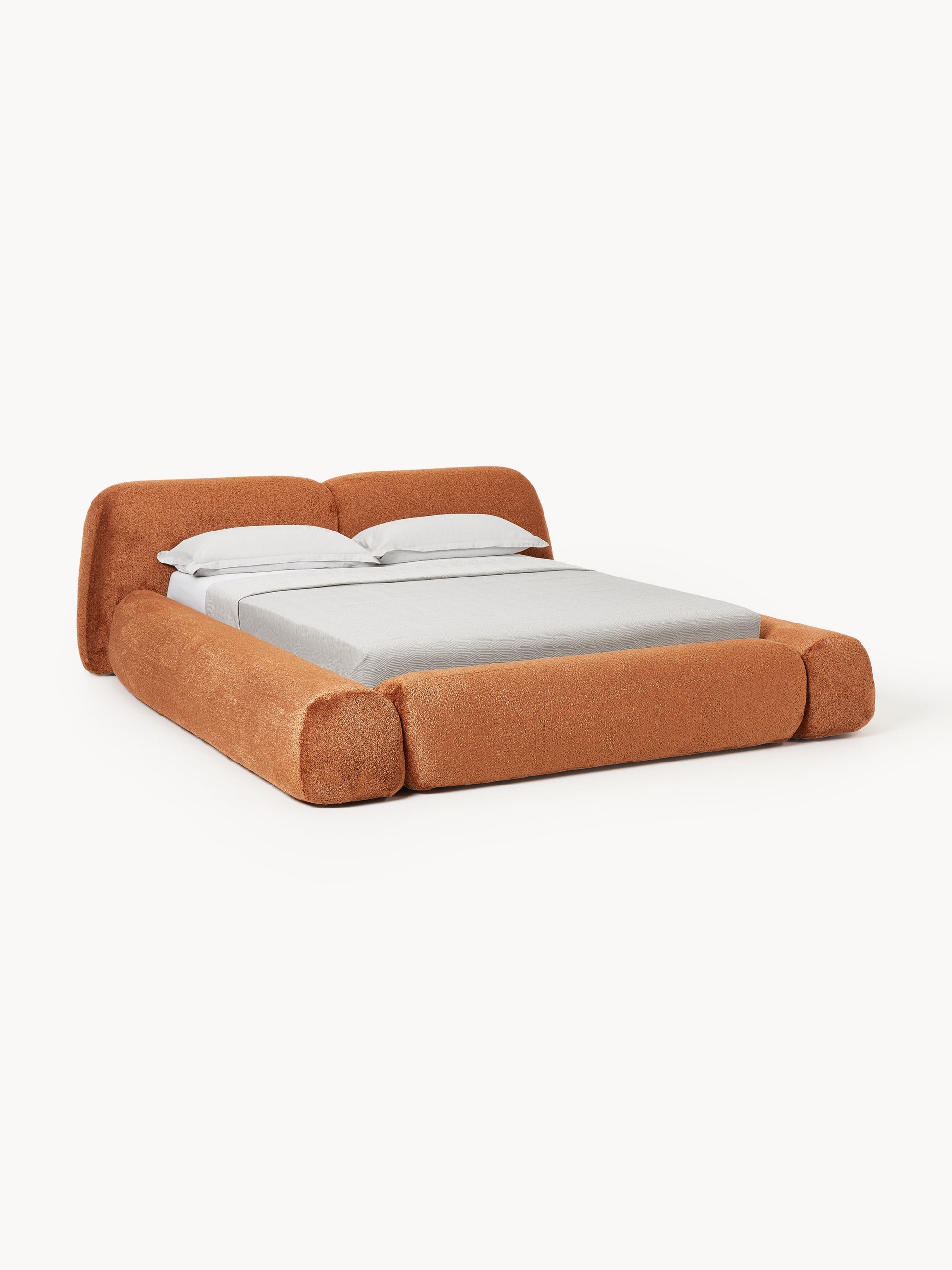 Wolgarth Teddy Bouclé Upholstered Bed