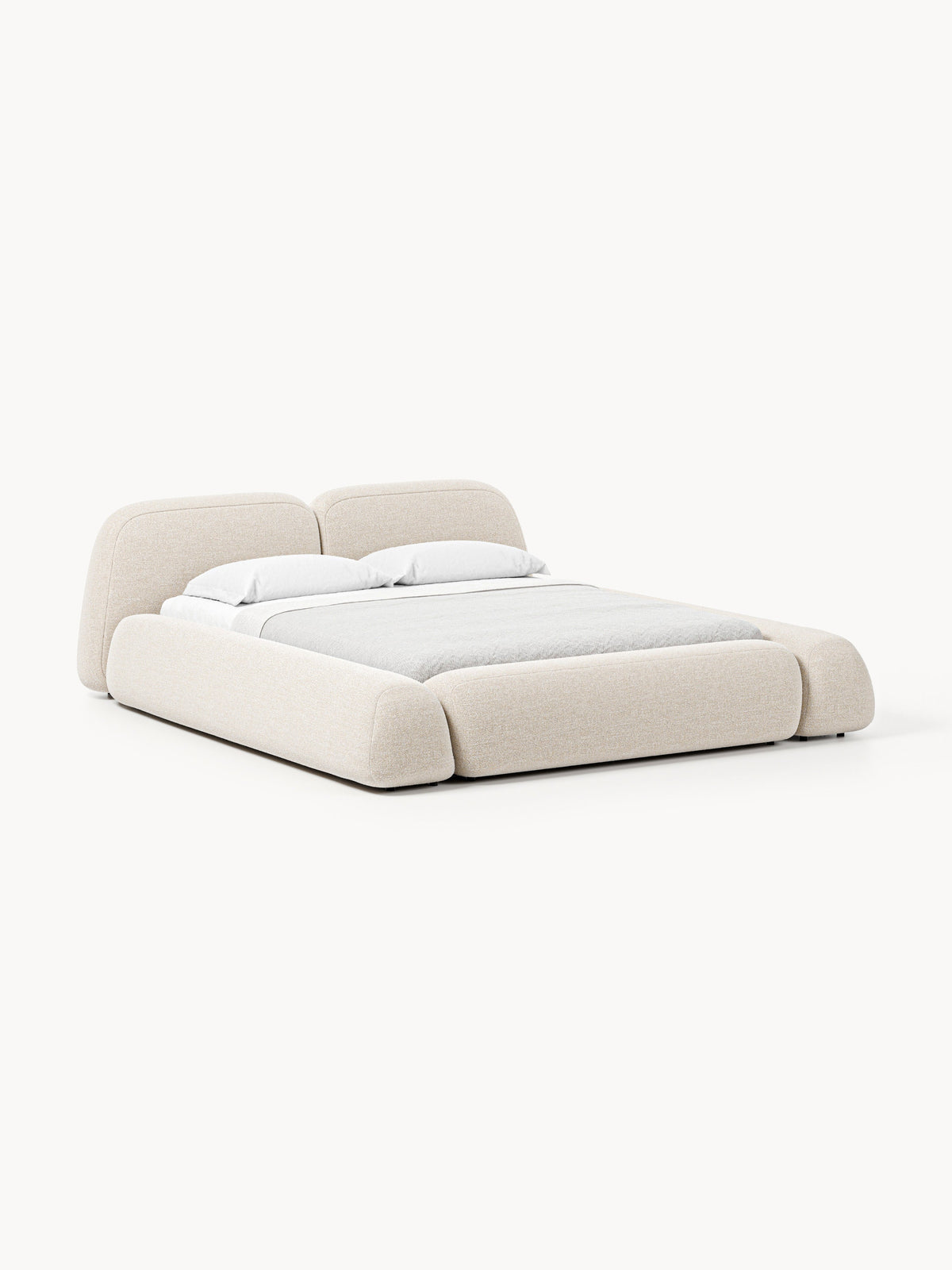 Wolgarth Upholstered Bed in Bouclé
