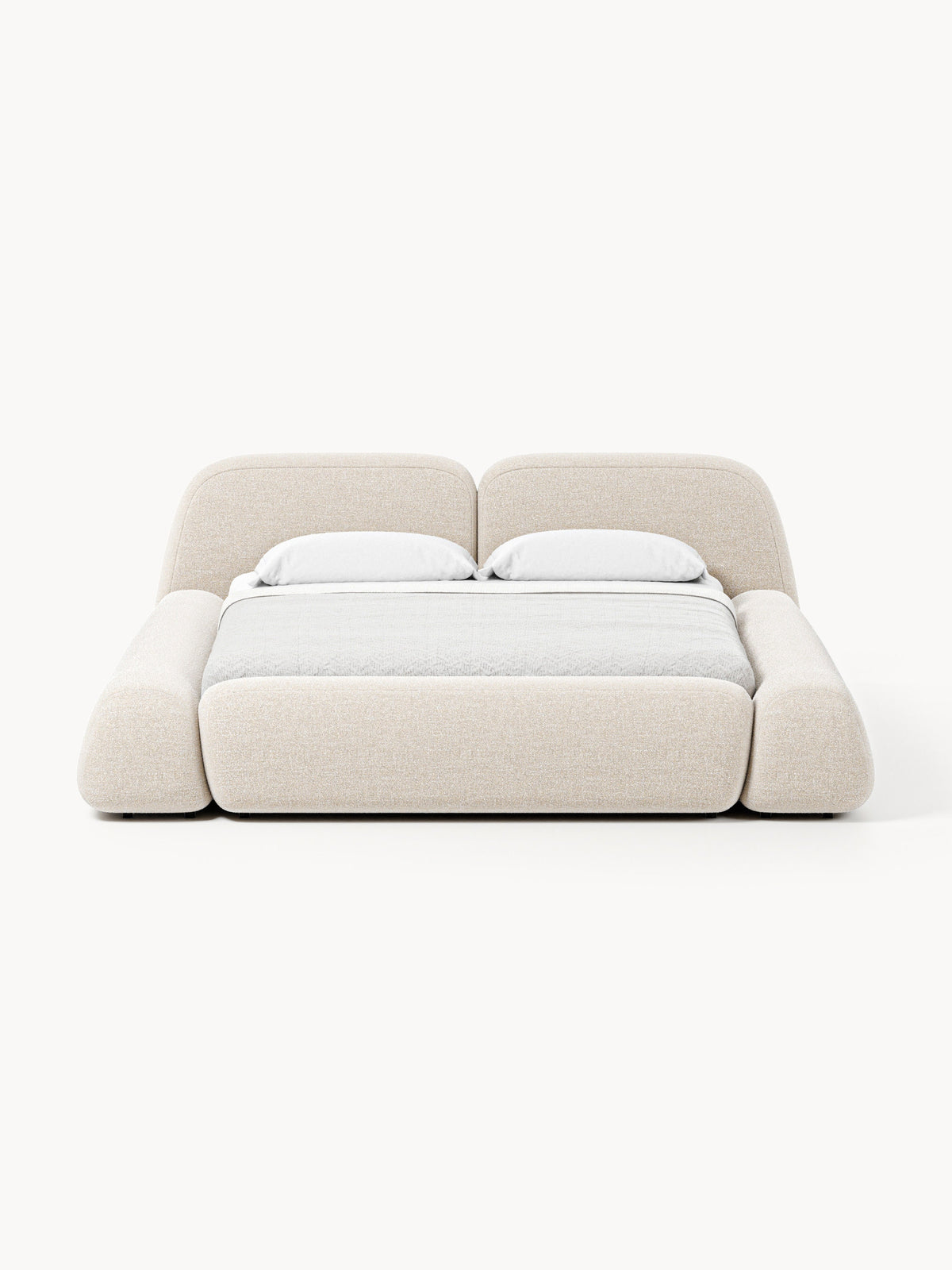 Wolgarth Upholstered Bed in Bouclé
